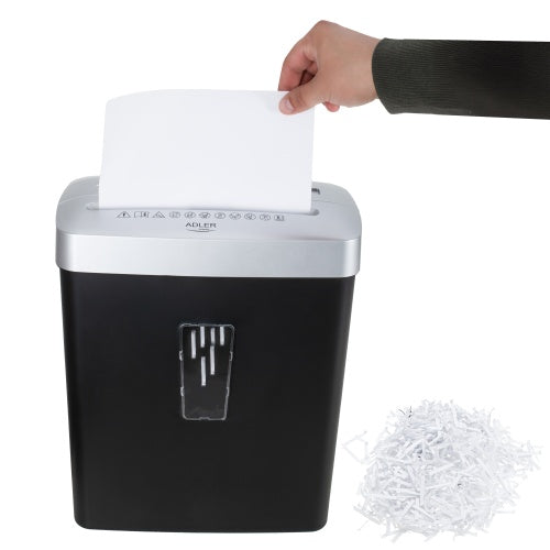 ADLER Paper Shredders, Laminators, and Supplies – AD 1037 Silver Paper Shredder – image 7