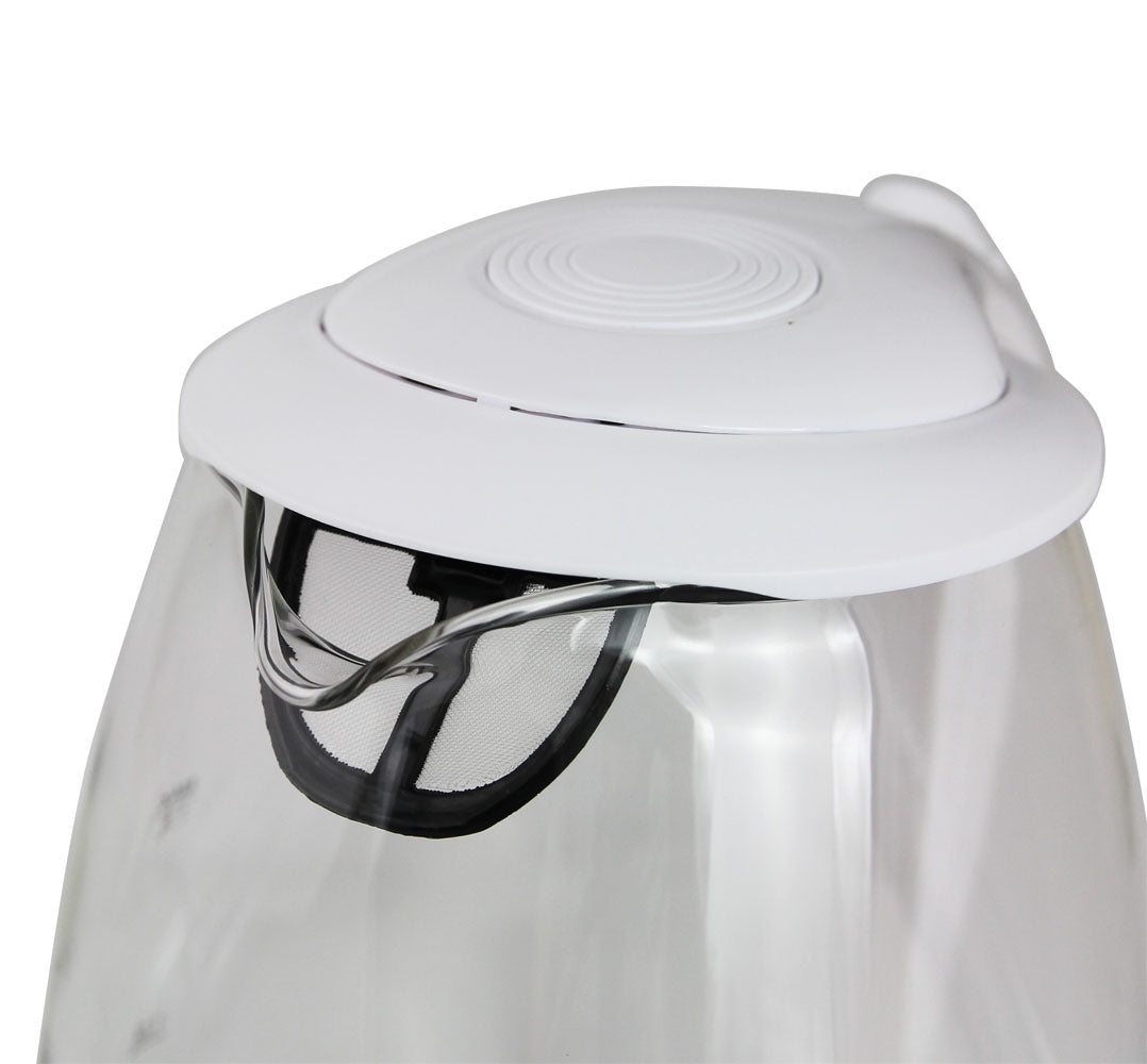 Esperanza EKK011W Esperanza 1.7-liter White Salto Angel LED Glass Electric Kettle – image 3