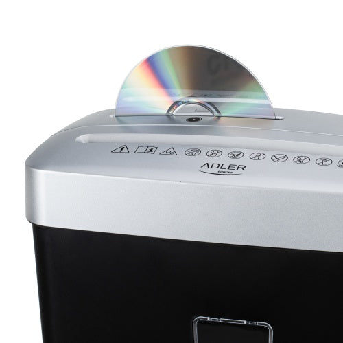 ADLER Paper Shredders, Laminators, and Supplies – AD 1037 Silver Paper Shredder – image 4