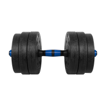 Rebel Kettlebells – REBEL ACTIVE Adjustable Bitumen Dumbbells with Connector, 2x10 kg – image 4