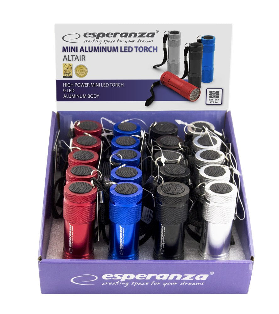 Esperanza Flashlights, hand lamps, headlamps – EOT004M Altair Esperanza Aluminum LED Flashlight