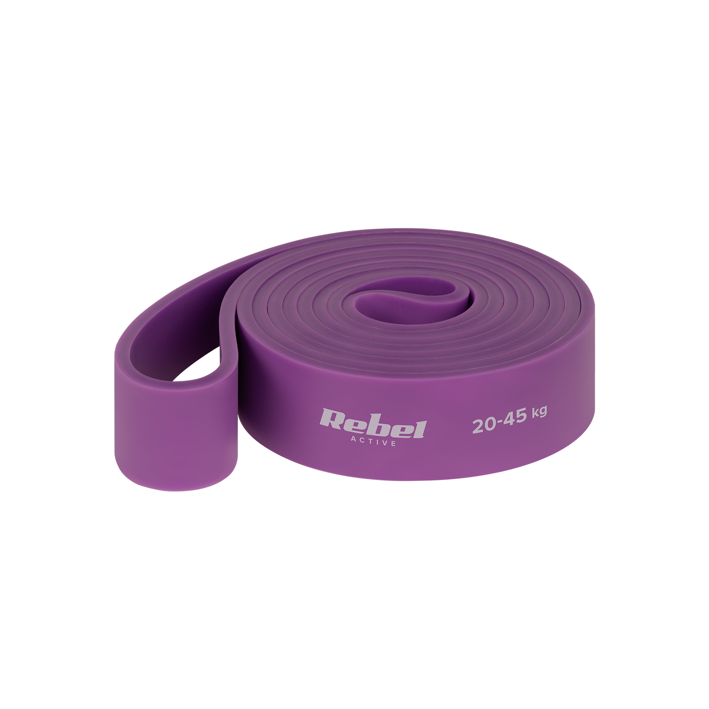Rebel Latex Exercise Band - Power Band PL-4, Purple, 20-45 kg REBEL ACTIVE
