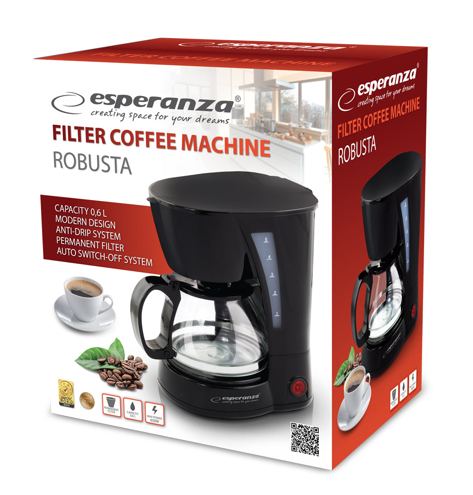 Esperanza Coffee Makers – EKC006 Esperanza 0.6 L Robusta Drip Coffee Maker – image 9