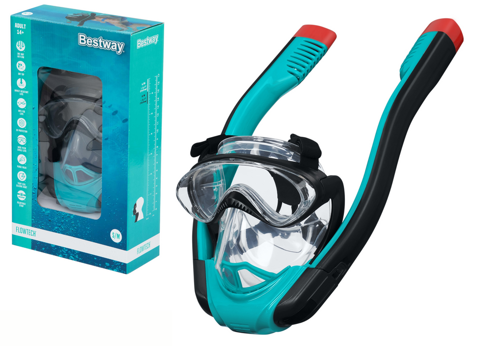 BESTWAY Swim caps – Full-Face Diving Mask ??Snorkeling Mask S/M Bestway 24060