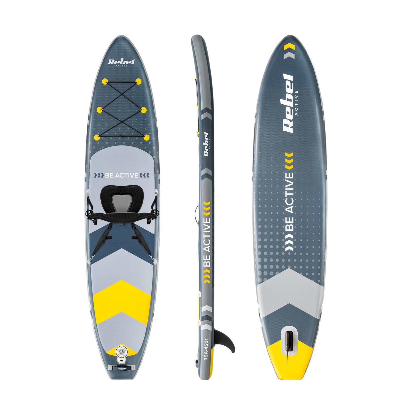 Rebel Inflatable – REBEL ACTIVE SUP Board with Seat, 350x81x15, Set RBA4501 – image 2