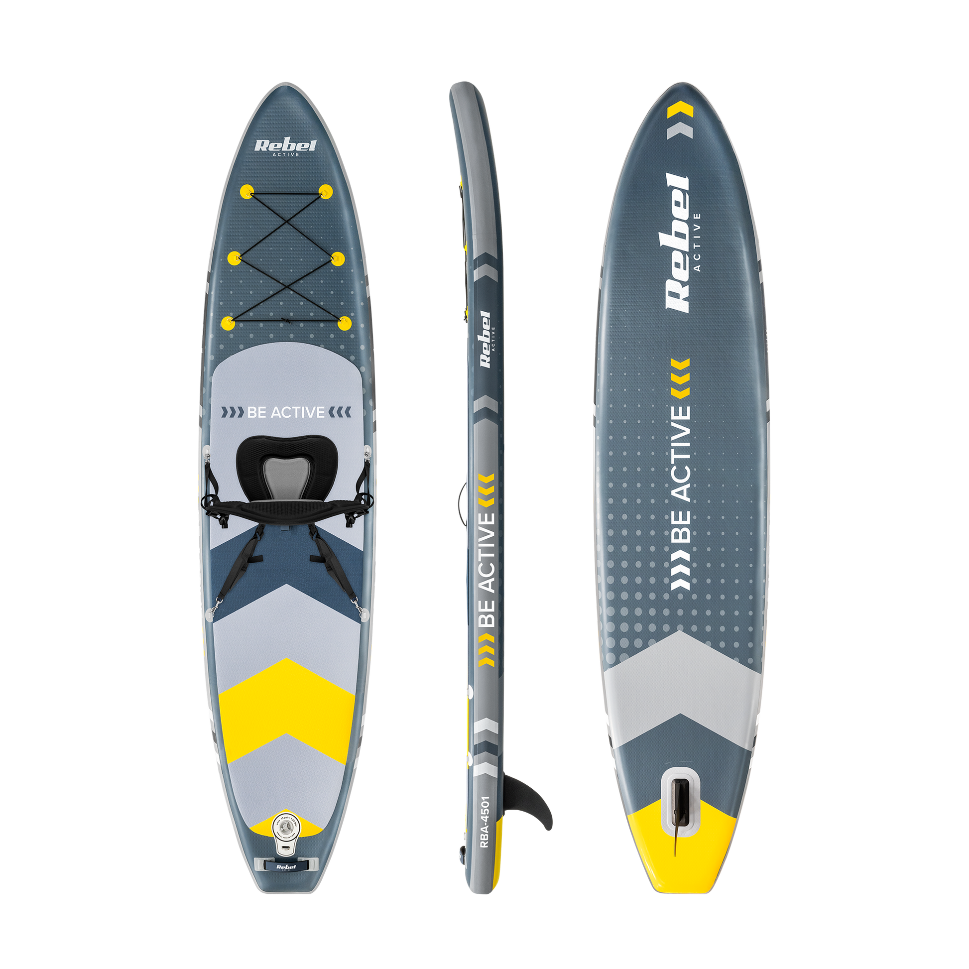 Rebel Inflatable – REBEL ACTIVE SUP Board with Seat, 350x81x15, Set RBA4501 – image 2