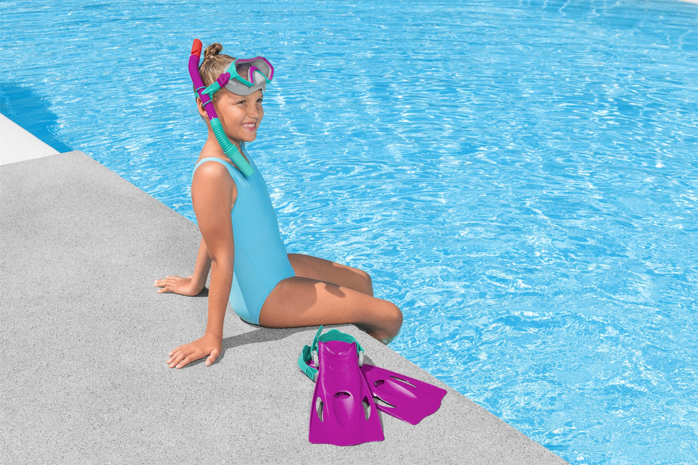 BESTWAY Bestway 25046 Kids' Diving Set: Pink Mask, Fins, and Snorkel – image 4