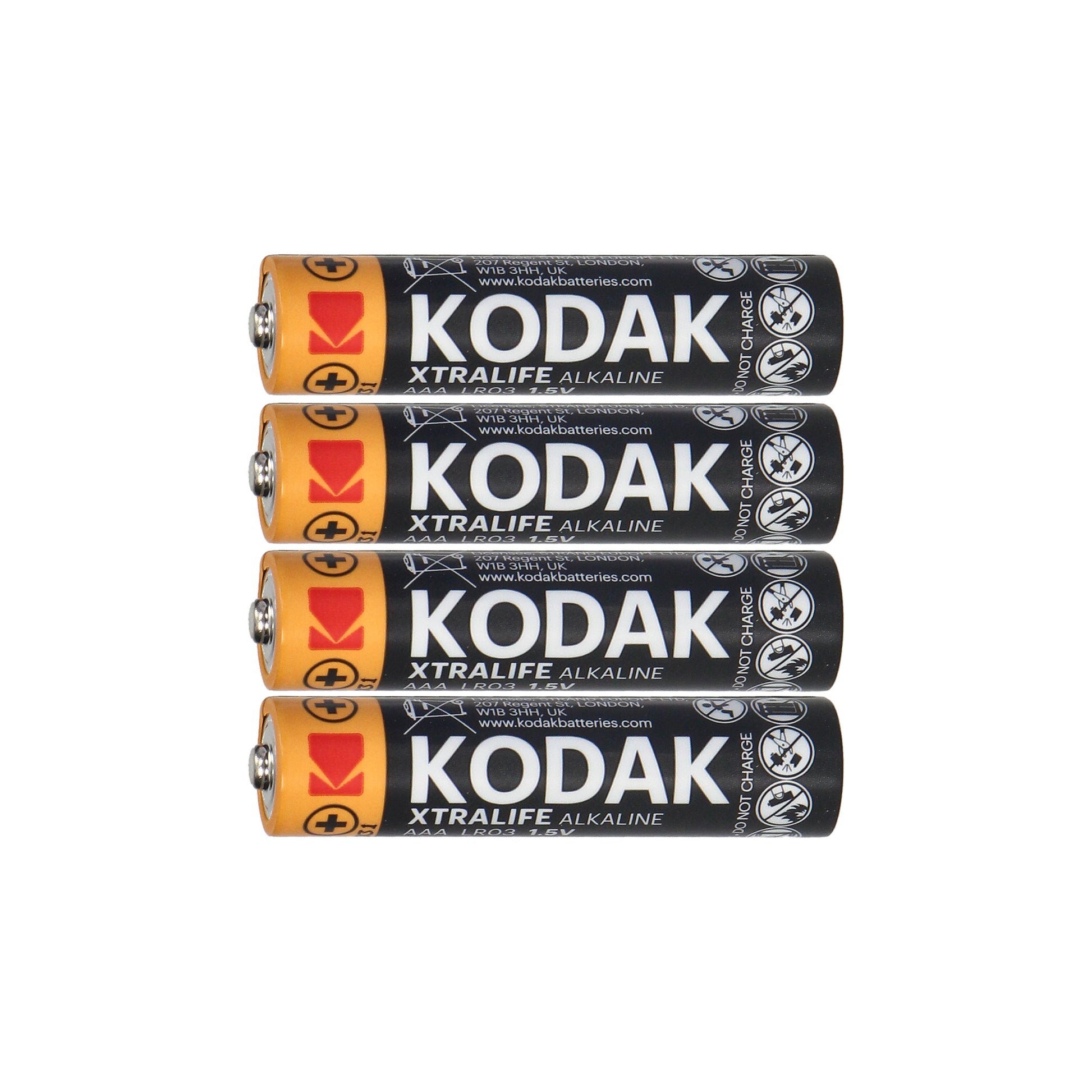Orno Alkaline, coin-cell, and – Kodak XTRALIFE Alkaline AAA LR03 Batteries, 4-pack – image 2
