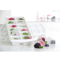 PLAST TEAM Ice Trays – Plast Team White Ice Cube Tray with Lid – image 3