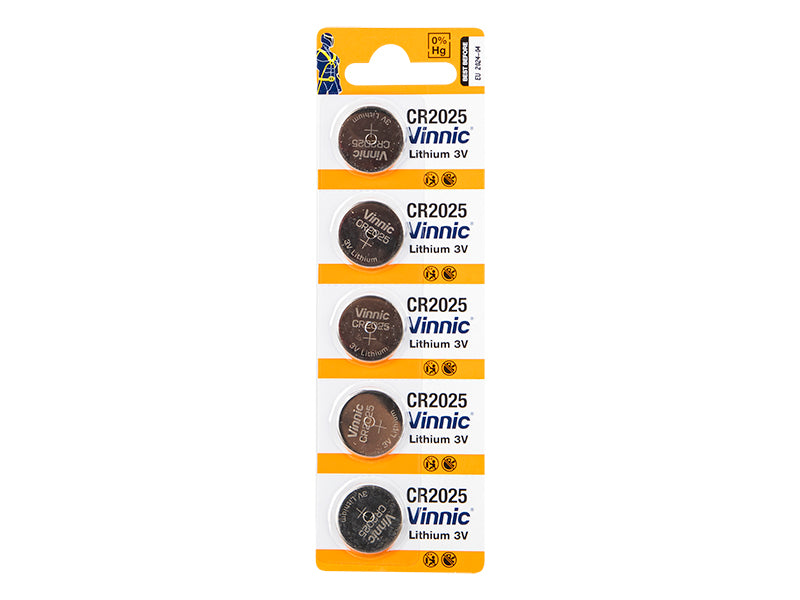 Blow Alkaline, coin-cell, and zinc-carbon – 8779# 3V CR2025 lithium battery, Vinnic