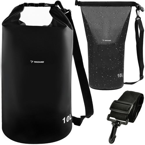 TRIZAND Waterproof Bags – 10L Waterproof Bag, Black, 23565