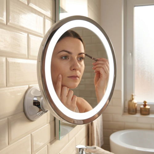 ADLER AD 2168 LED bathroom mirror, 5x magnification, 24 LEDs, adjustable brightness – image 23