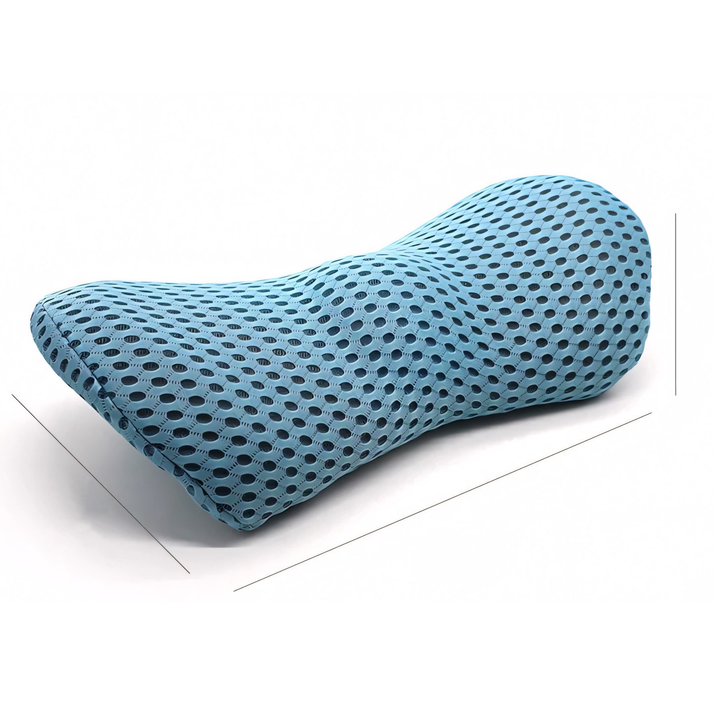 RTO Orthopedic lumbar pillow for sleeping in a car, designed for car seats, made of memory foam – image 4