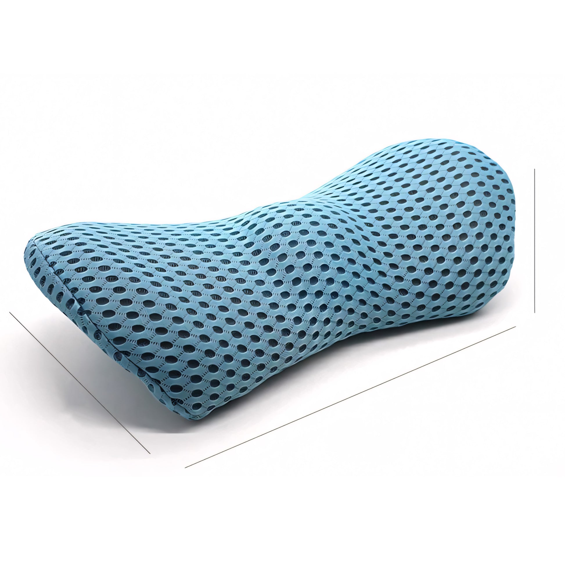 RTO Orthopedic lumbar pillow for sleeping in a car, designed for car seats, made of memory foam – image 4