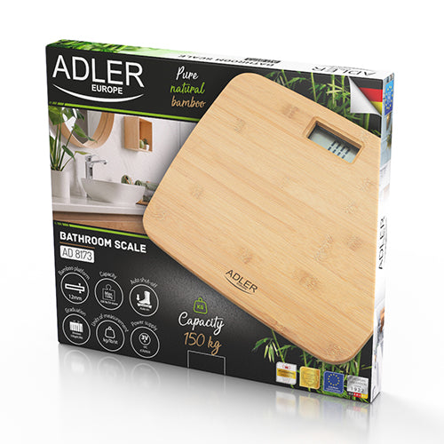 ADLER Bathroom Scales – AD 8173 Bamboo Bathroom Scale – image 13