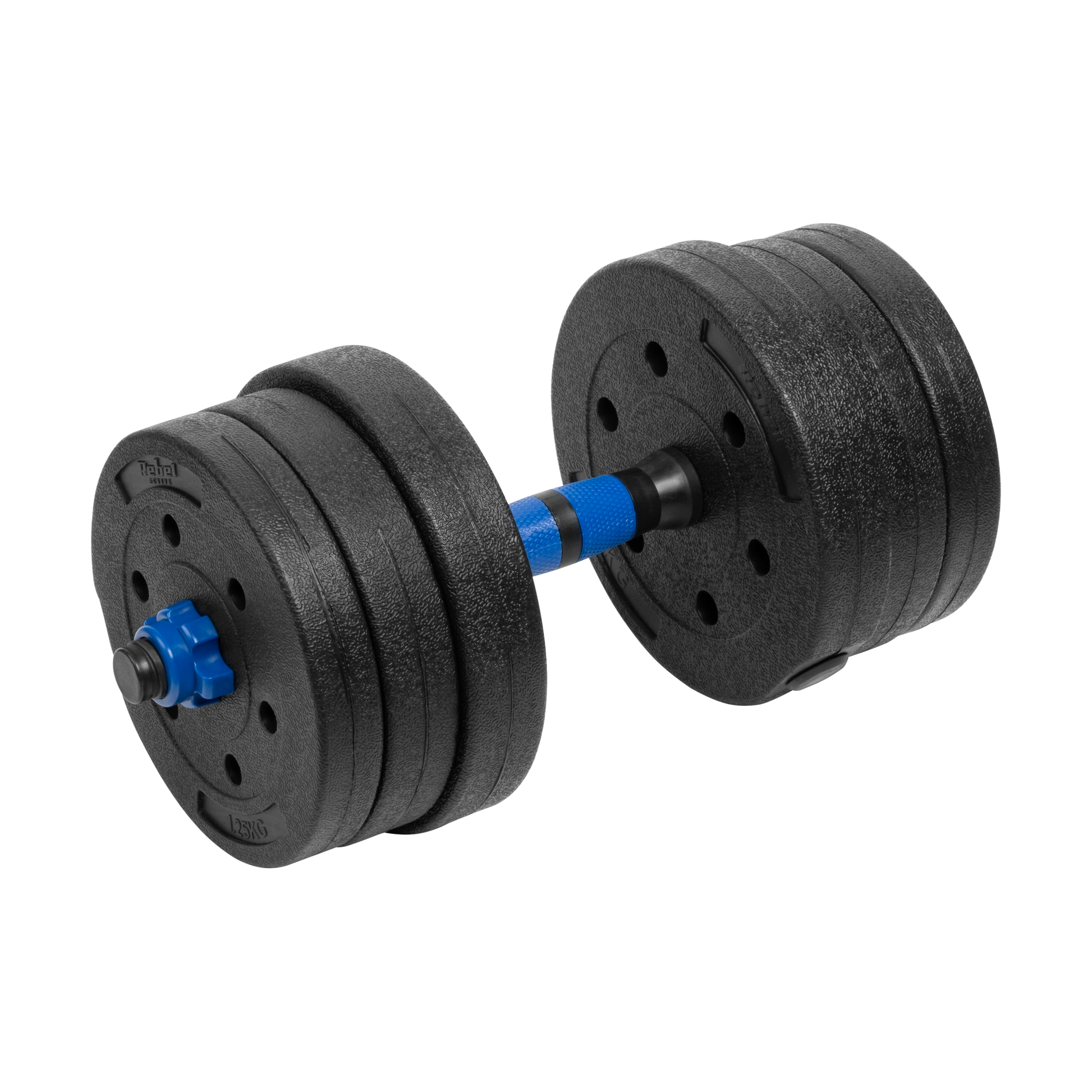 Rebel Kettlebells – REBEL ACTIVE Adjustable Bitumen Dumbbells with Connector, 2x10 kg – image 3