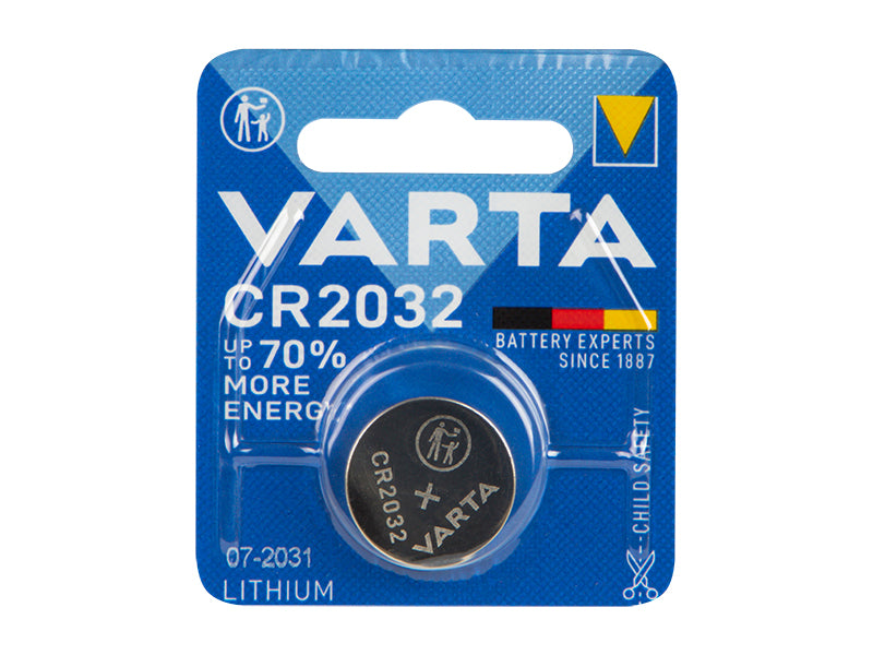 Blow Alkaline, coin-cell, and zinc-carbon – 82-567# Varta CR2032 3V lithium battery