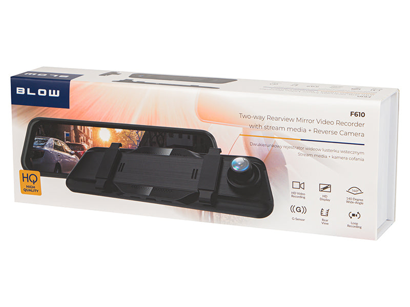 Blow 78-585# Blackbox DVR F610 Blow Dash Cam with 10" Screen + Backup Camera" – image 7