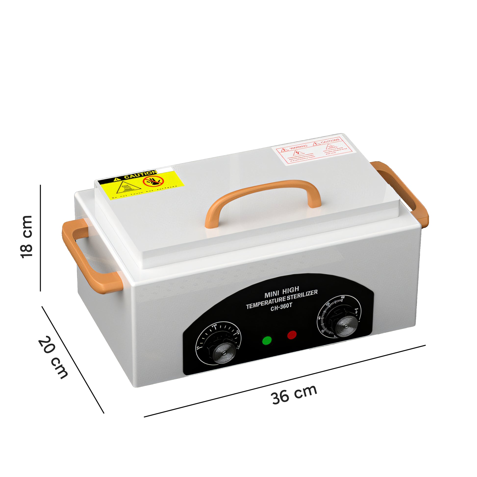 RTO 300W Hot Air Sterilizer with Timer, 220°C Instrument Disinfection, White - ER1258 – image 4