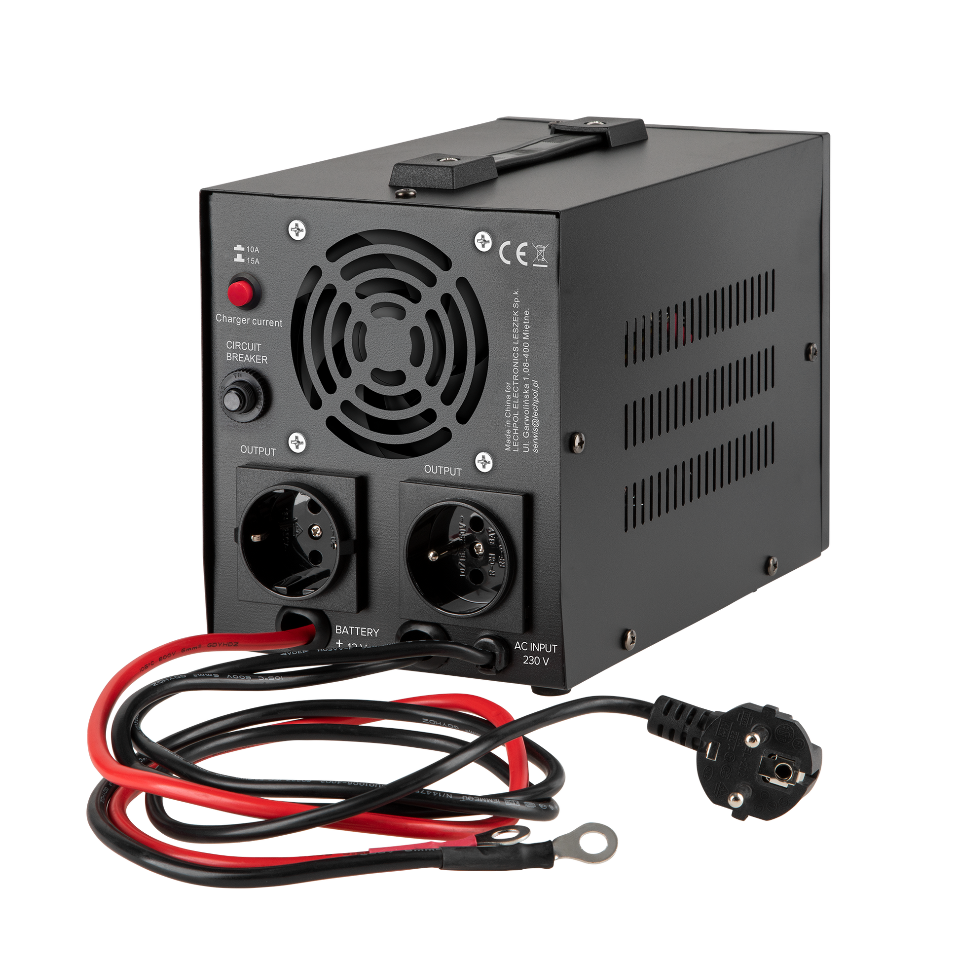 Rebel Rebel POWER-500 Emergency Power Supply - a pure sine wave inverter with a charging function 12V 230V 500VA/300W – image 8