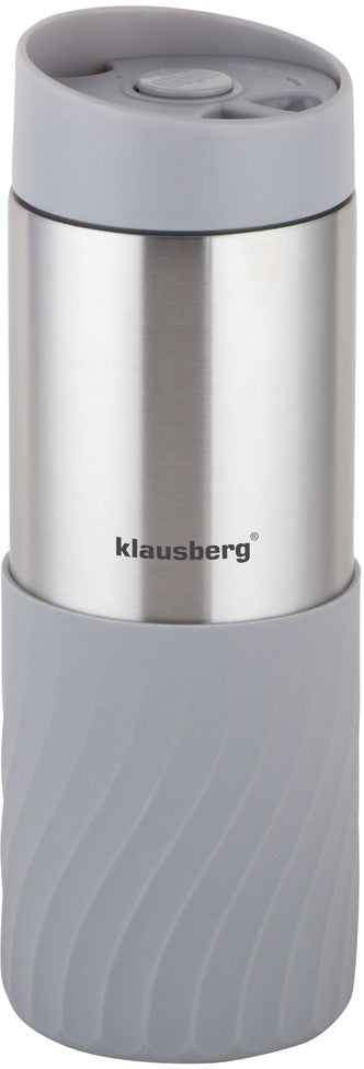 Klausberg Thermal mugs, thermoses and – Insulated mug, gray, 380 ml, Klausberg – image 4
