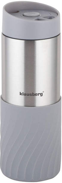Klausberg Thermal mugs, thermoses and – Insulated mug, gray, 380 ml, Klausberg – image 4