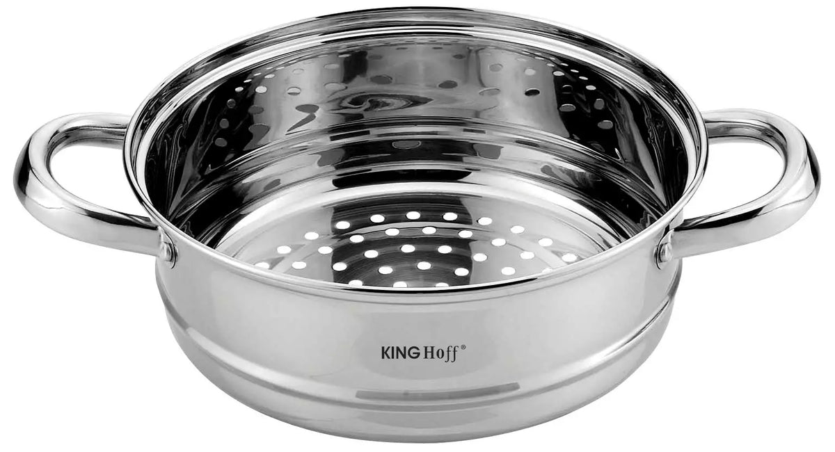 KINGHoff Steaming Pots – Steamer insert, steel, 20 x 8.5 cm, Kinghoff
