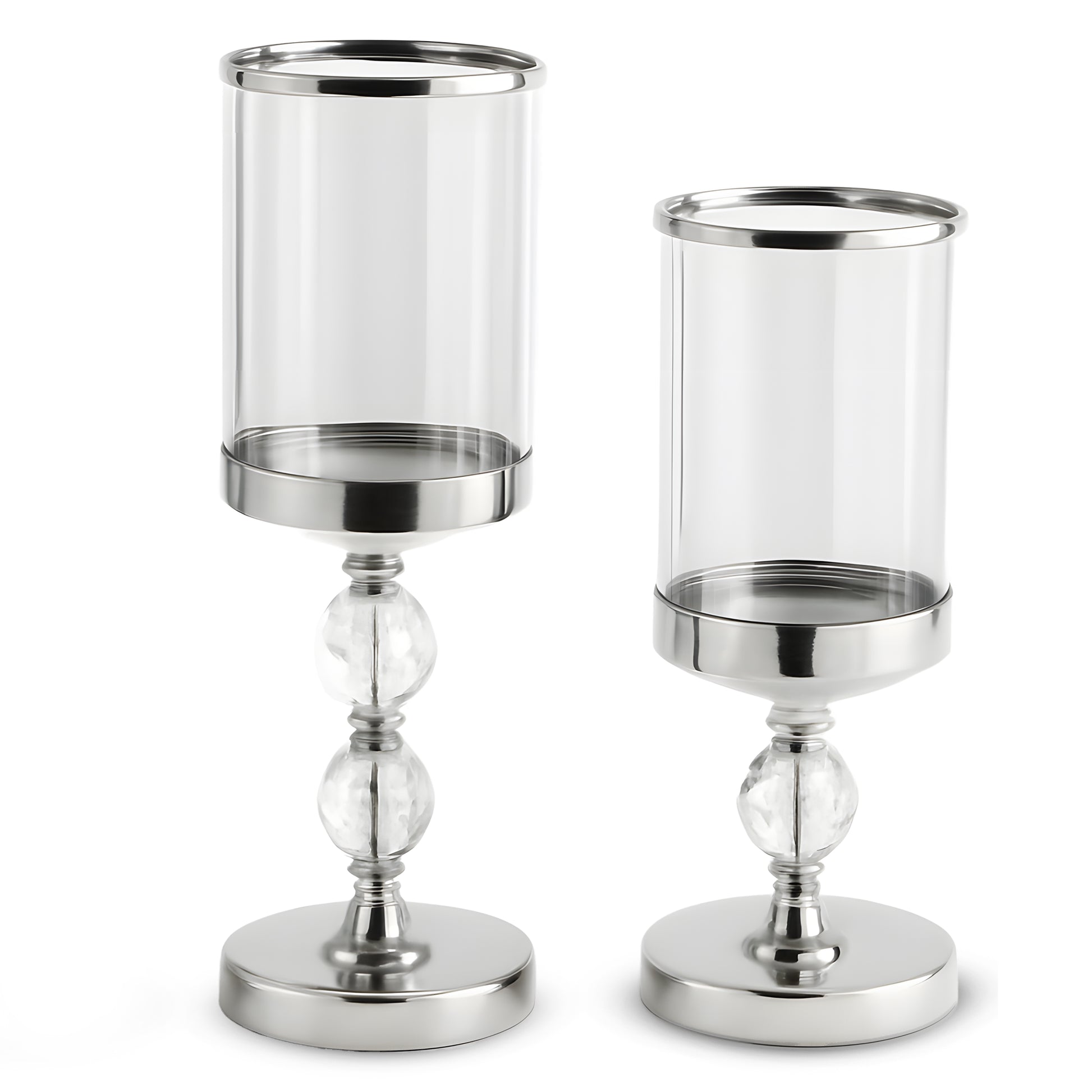 RTO 3 Glass Candle Holders, Decorative Lanterns, Cup-Shaped, Glamorous, Decorative, OR1117