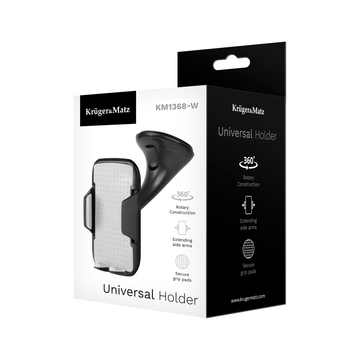 Kruger&Matz Switching, industrial, antenna, and – Kruger&amp;Matz Universal Phone Mount; KM1368, White – image 4