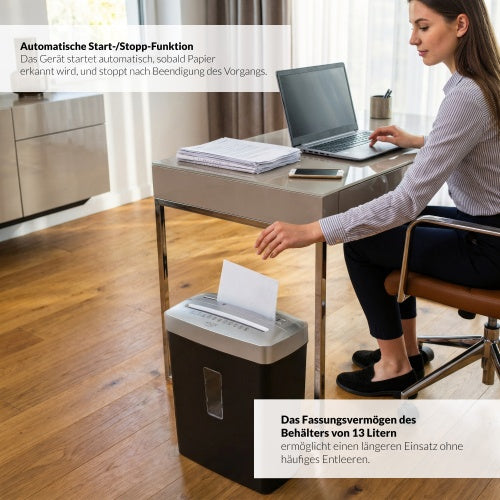 ADLER Paper Shredders, Laminators, and Supplies – AD 1037 Silver Paper Shredder – image 21