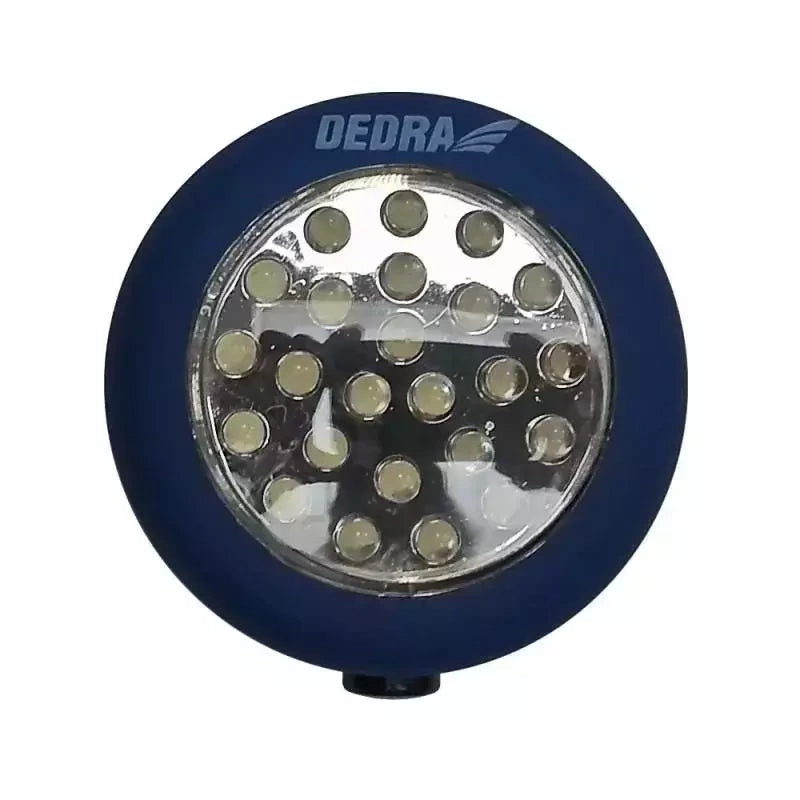 Dedra Flashlights, hand lamps, headlamps, tourist – Round 24-LED Flashlight with Batteries