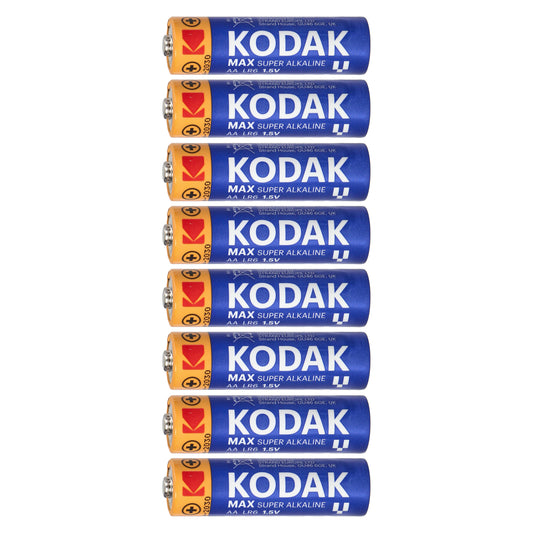Orno Alkaline, coin-cell, and – Kodak MAX Alkaline AA LR6 Batteries, 4+4-pack