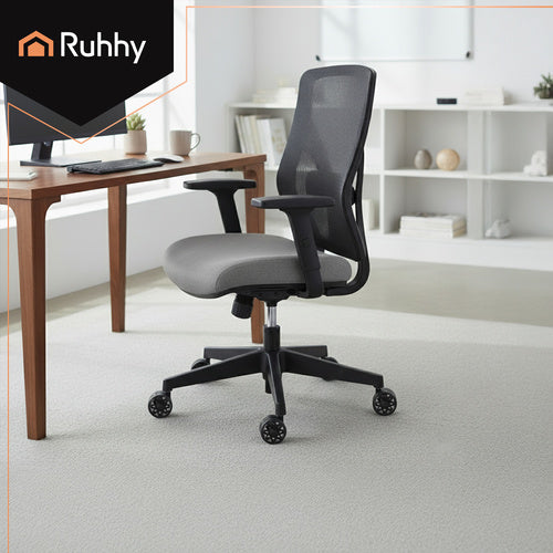 RUHHY Air Humidifiers – Black Swivel Chair Casters, 5-Pack, Ruhhy26294 – image 6