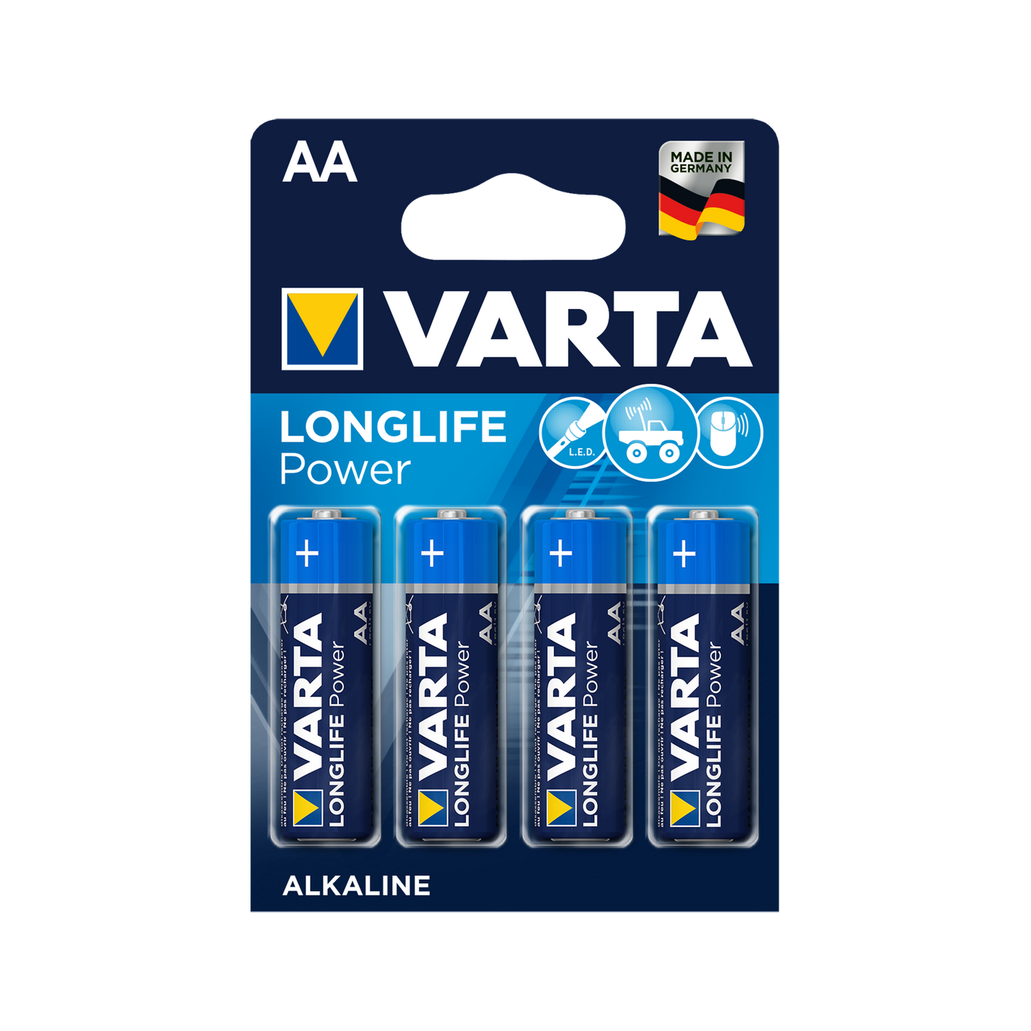 Varta Alkaline, coin-cell, and – VARTA LR06 HIGH ENERGY Alkaline Batteries, 4-pack