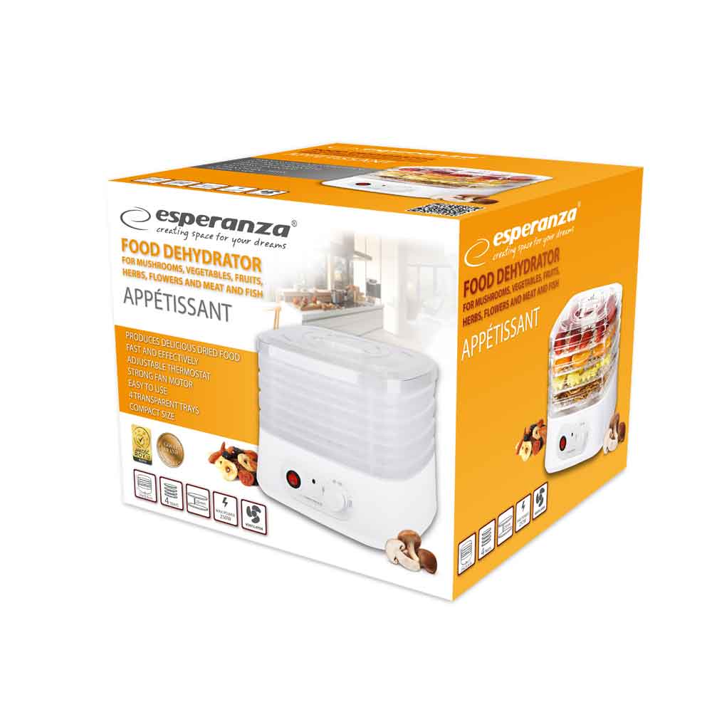Esperanza EKD004 Esperanza Dehydrator for Mushrooms, Fruits, Vegetables, and Herbs by Appétissant – image 11