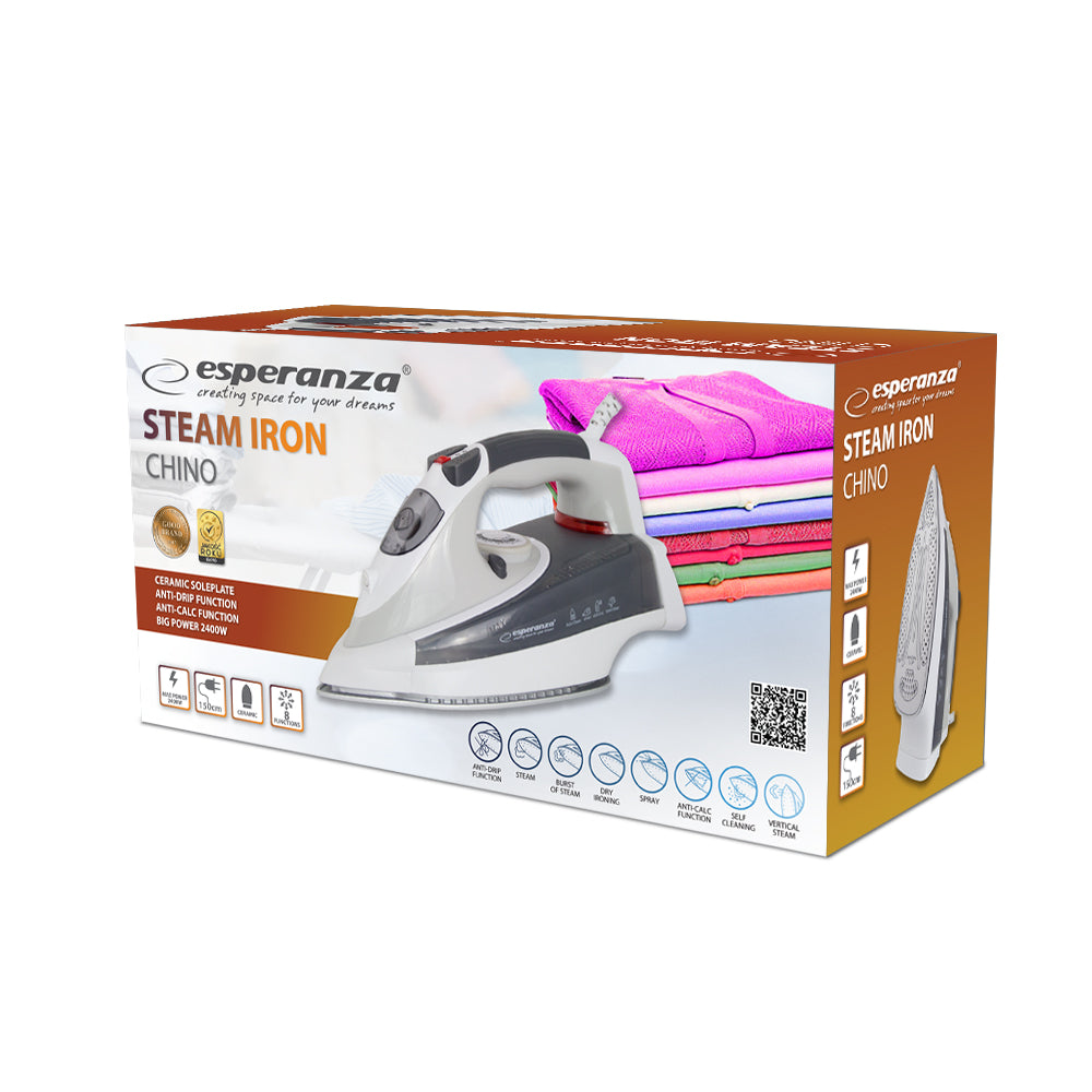 Esperanza Irons and – EHI009 Esperanza Chino Ceramic Steam Iron, 2400 W – image 9