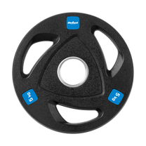 Rebel Rubber-coated cast iron Olympic weights, set of 4x5 kg, 51 mm hole, REBEL ACTIVE – image 3