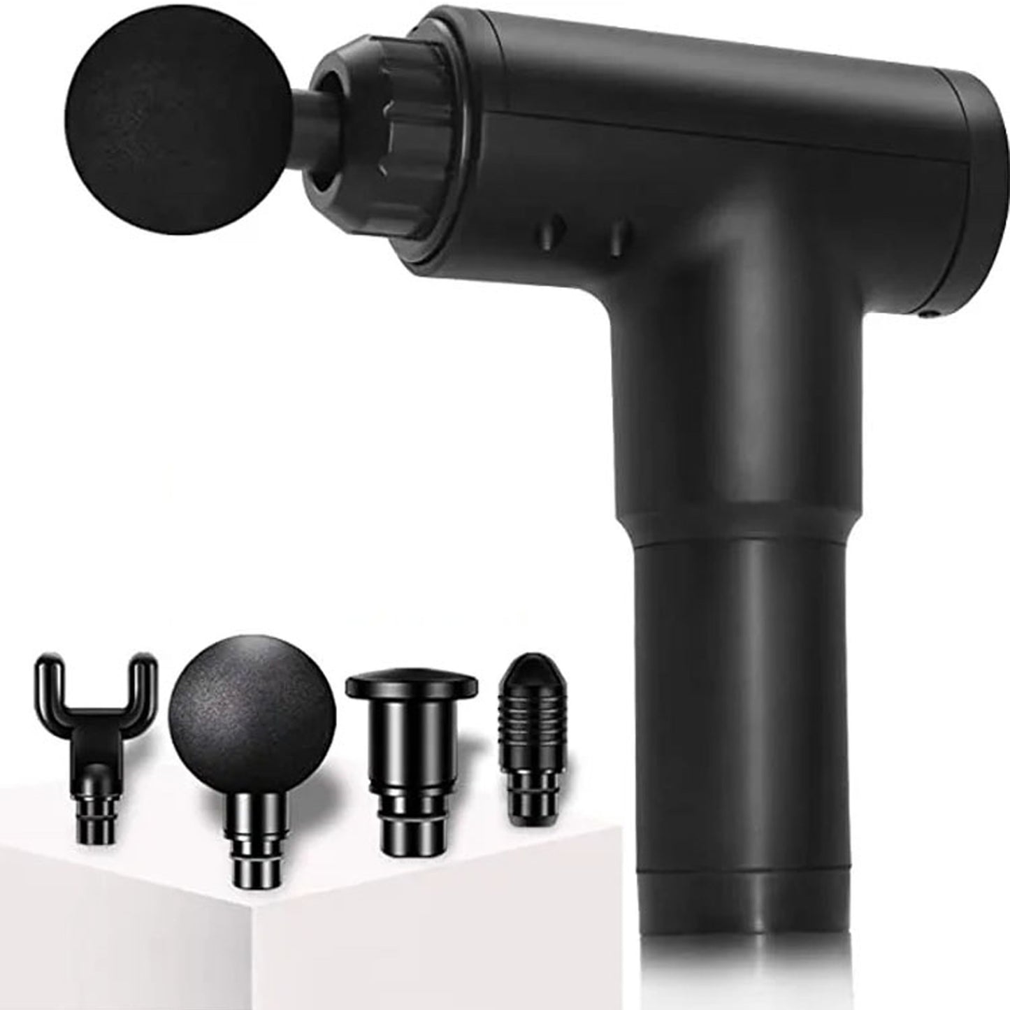 RTO Back, Body, and Foot Massage Gun: Powerful Vibrating Massager Pro Set - S091