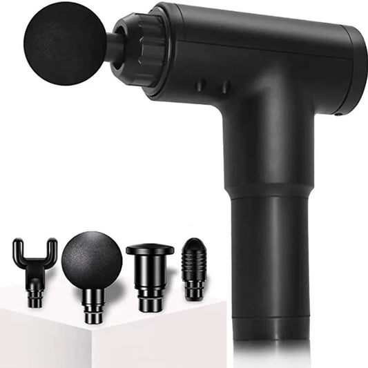 RTO Back, Body, and Foot Massage Gun: Powerful Vibrating Massager Pro Set - S091