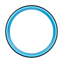 Rebel Yoga Wheels – Dharma Yoga Wheel, Black and Blue, REBEL ACTIVE – image 2