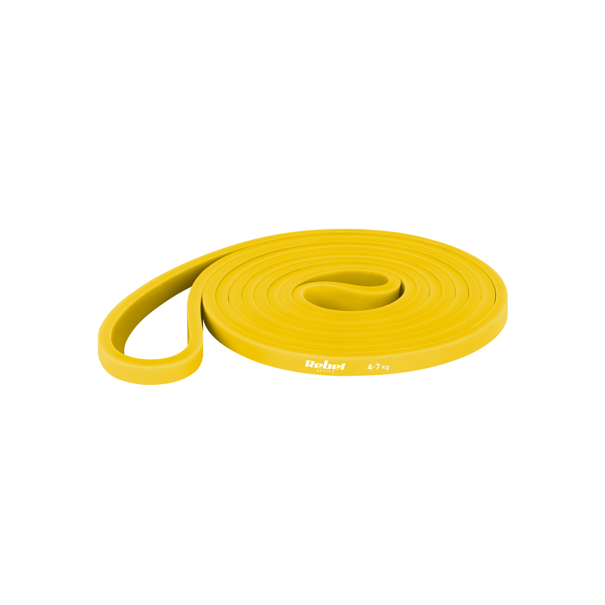 Rebel Latex Exercise Band - Power Band PL-1, Yellow 4-7 kg REBEL ACTIVE