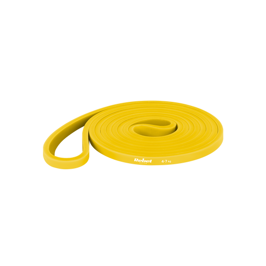 Rebel Latex Exercise Band - Power Band PL-1, Yellow 4-7 kg REBEL ACTIVE