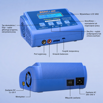 EUROKOMP Chargers for rechargeable batteries and – B6AC+ 80W E6360 Balancing Charger – image 2