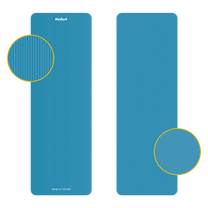 Rebel Exercise mat for yoga, Pilates, and fitness, 183x61 cm, 1 cm thick, NBR material, blue, REBEL ACTIVE – image 3