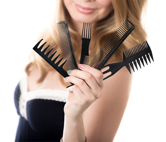 SOULIMA Combs, brushes, and sprayers – Hairdressing combs - set of 10 – image 5