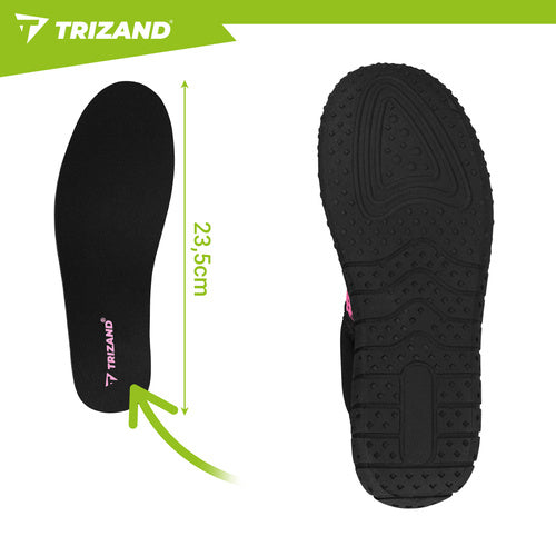 TRIZAND Black and Pink Water Shoes - Size 36, 5 mm, Trizand – image 2
