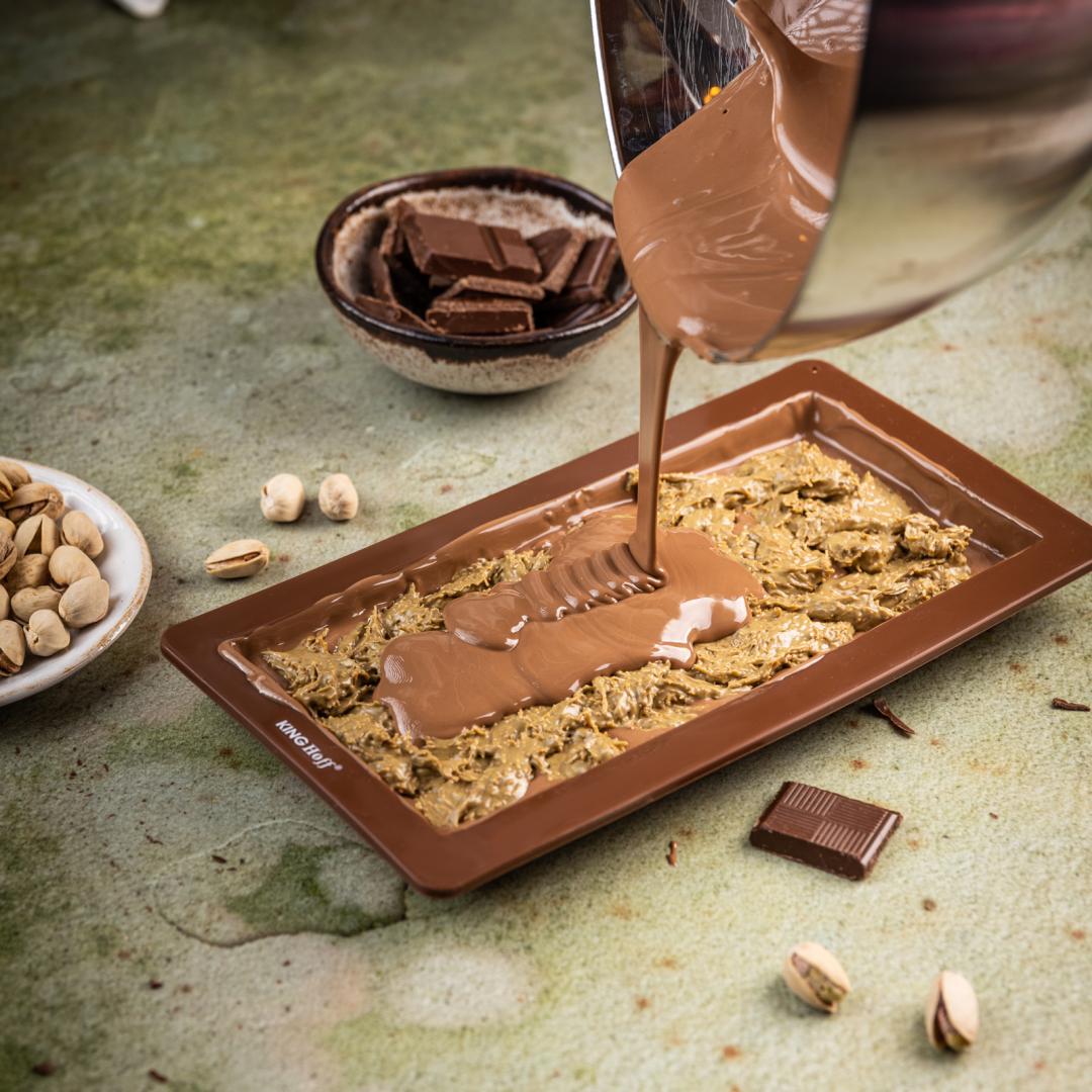 KINGHoff Baking – Silicone mold for Dubai chocolate, 25x13.5 cm, Kinghoff, KH-1945 – image 2