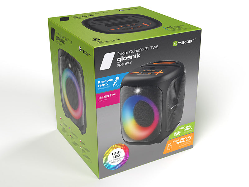 TRACER Portable Speakers – TRACER CUBE20 BT TWS Speaker – image 10