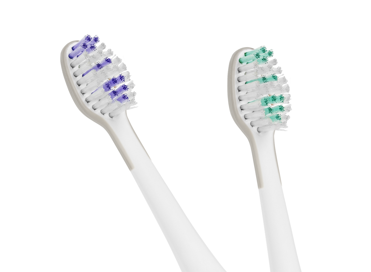 Teesa TEESA SONIC Toothbrush Heads, Blister Pack, Medium – image 2