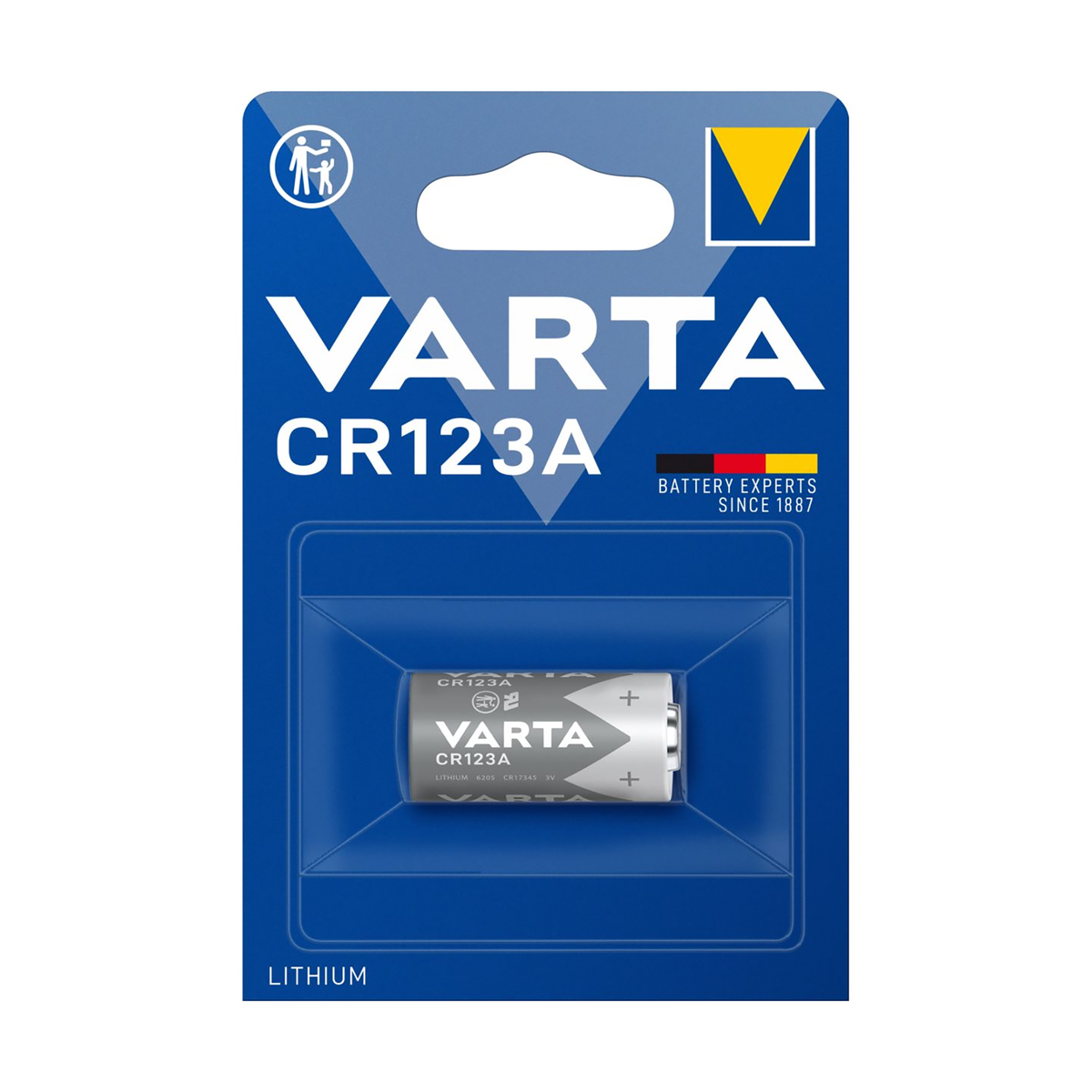 Varta Alkaline, coin-cell, and – VARTA CR123 Battery, 1 per blister pack